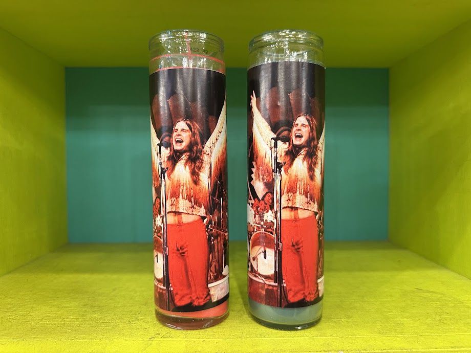 Ozzy Osbourne Fringe Saint Candle