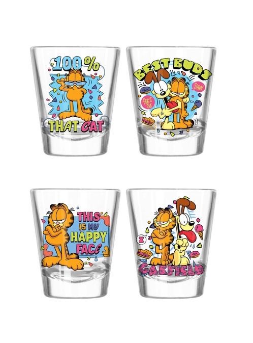 Garfield 90s Shot Glass Set