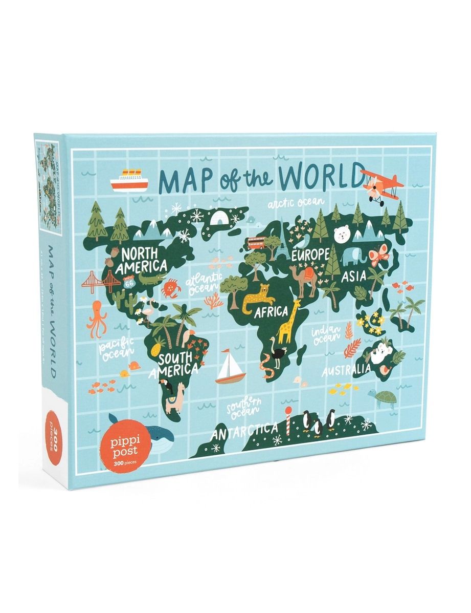 Map Of The World 300 Piece Puzzle