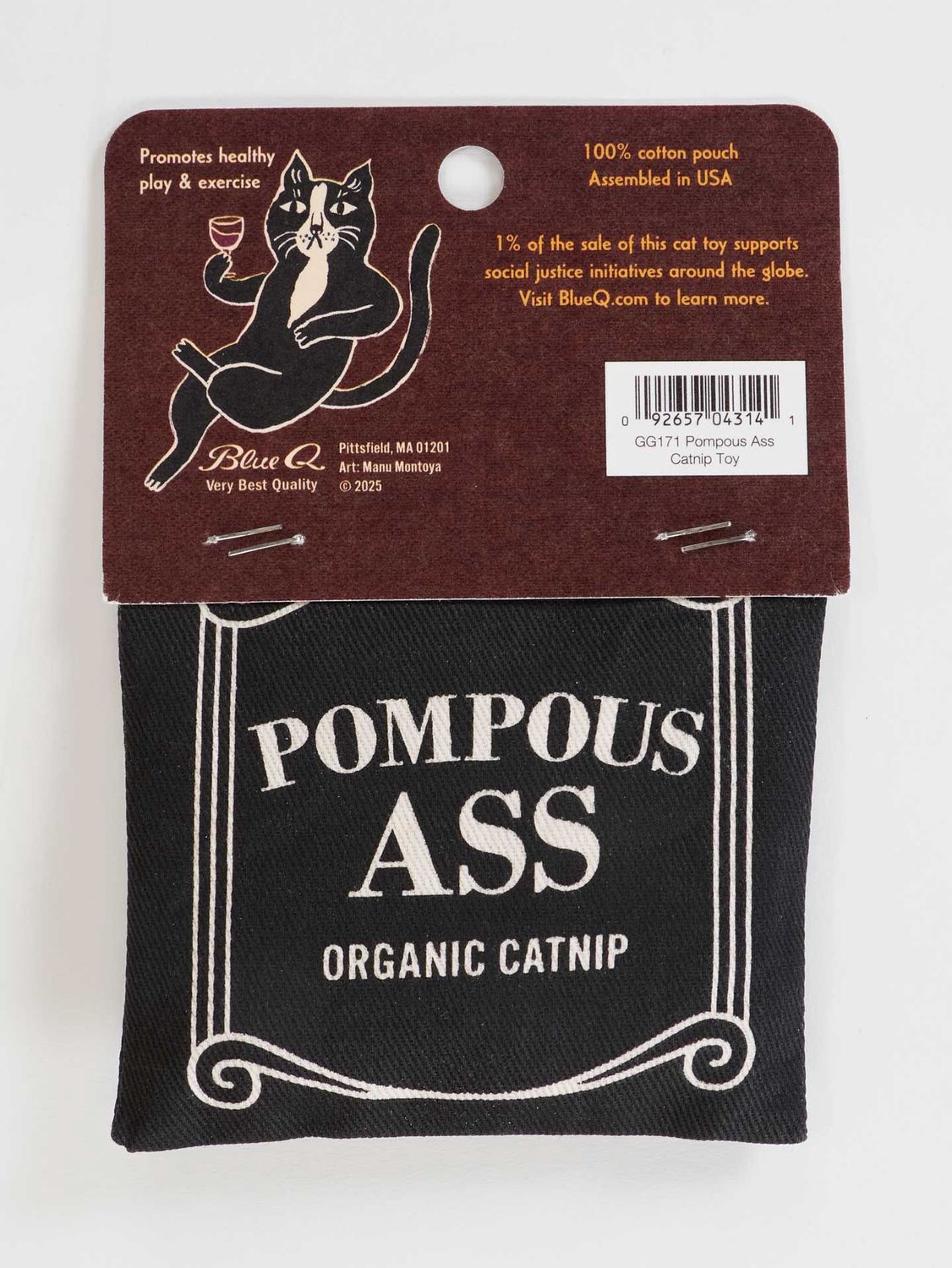 Pompous Ass Catnip Toy
