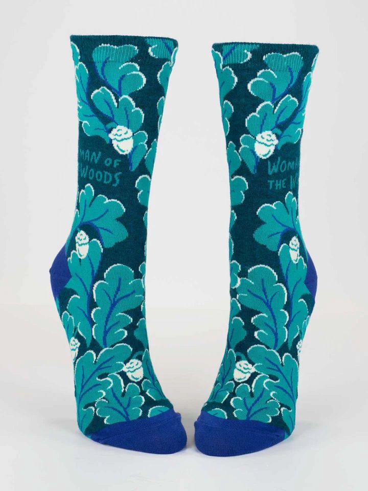Woman Of The Woods Blue Q Women’s Socks