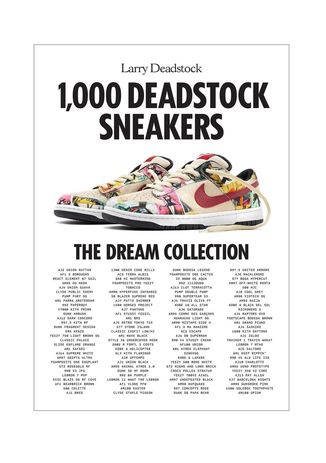 1000 Deadstock Sneakers Hardcover Book