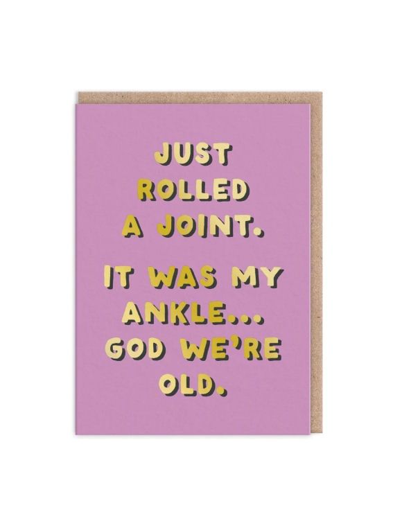 Just Rolled A Joint Card