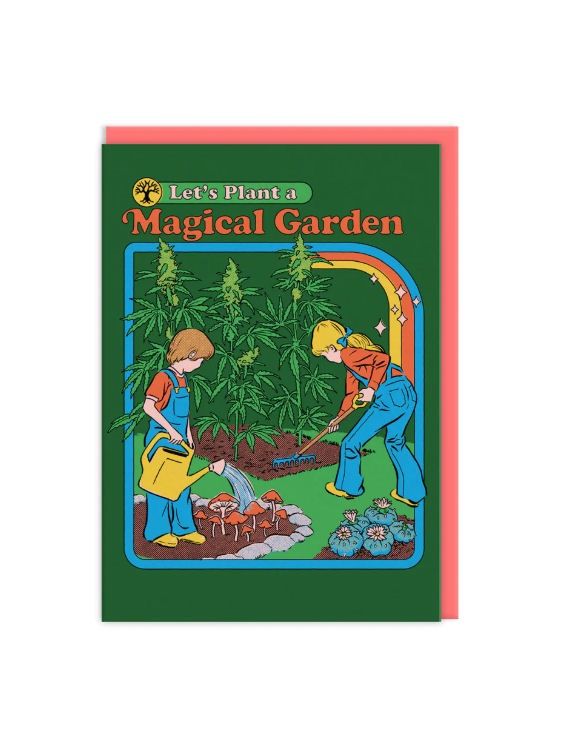 Let’s Plant a Magical Garden Weed Card