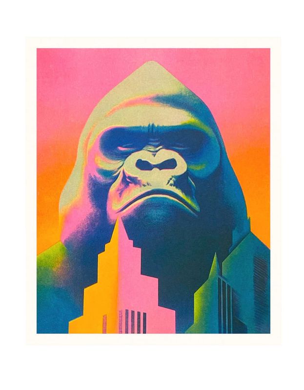 King Kong Riso Print