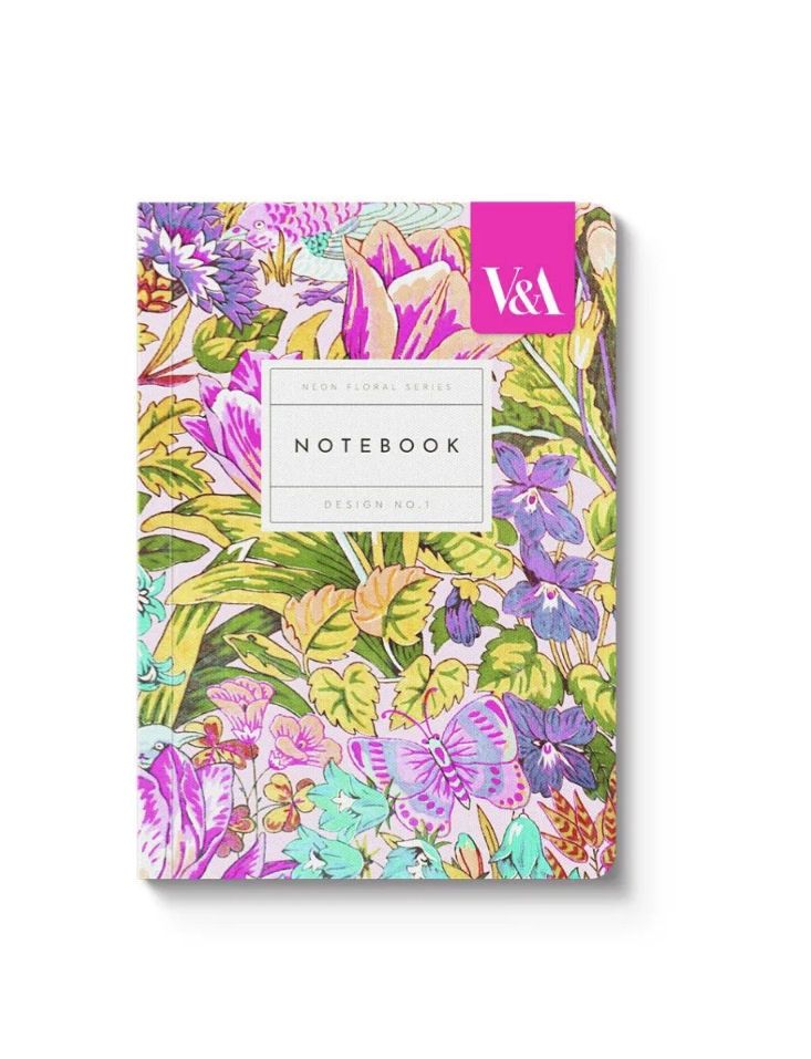 Neon Floral Notebook
