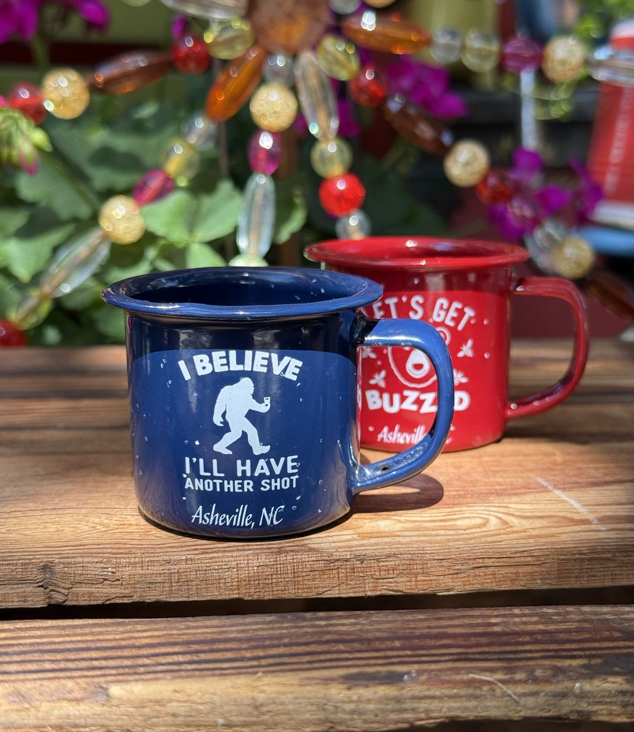 Let’s Get Buzzed Mini Camp Mug Shot Glass
