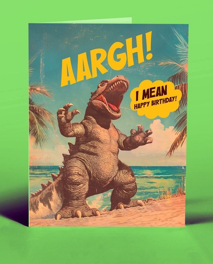 AARGH! I Mean Happy Birthday! Card