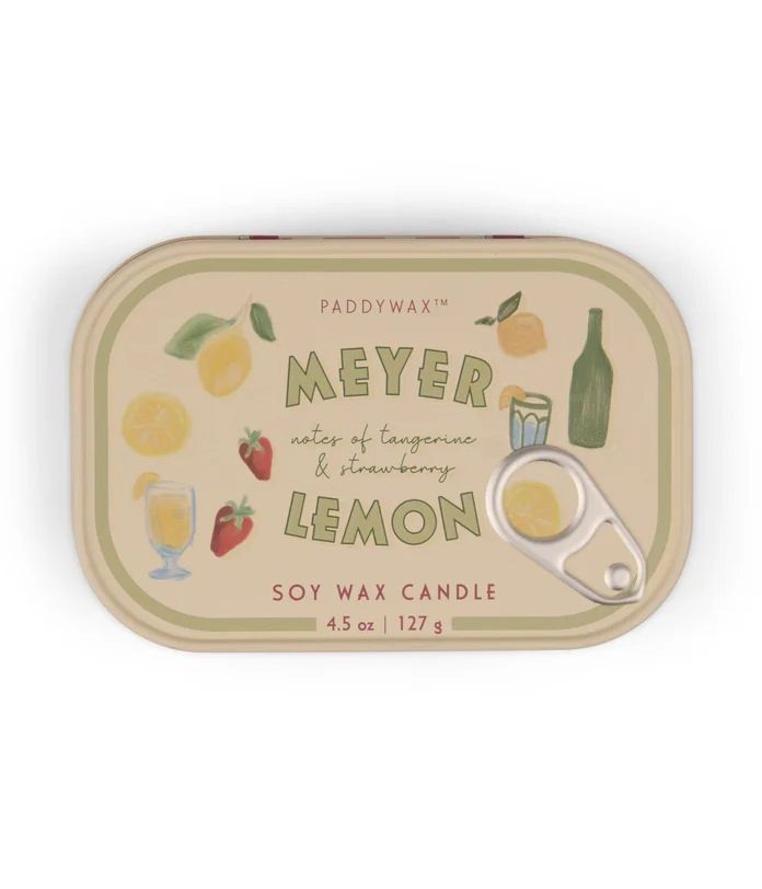 Meyer Lemon Bistro Soy Wax Candle