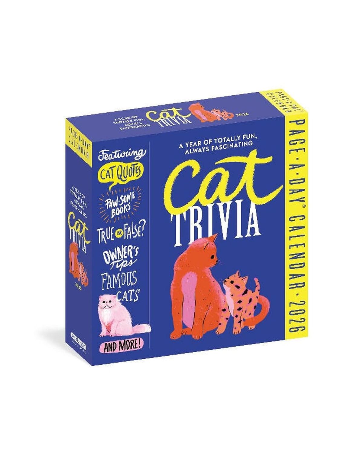 Cat Trivia Page-A-Day 2026 Calendar