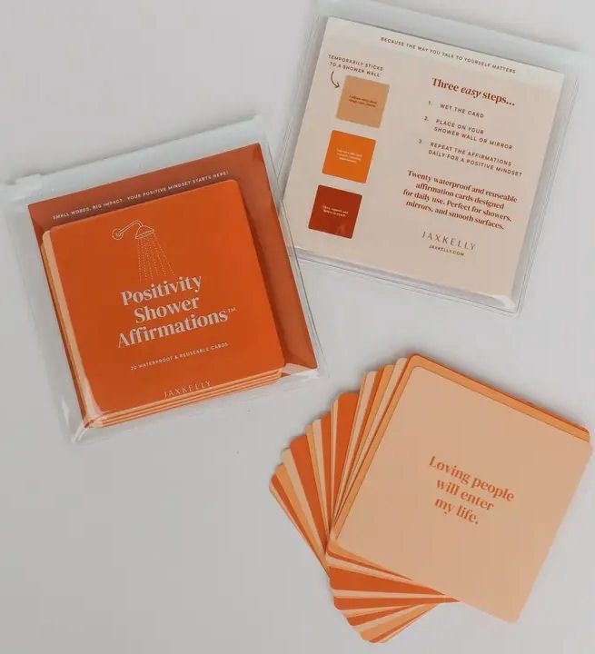 Positivity Shower Affirmation Cards