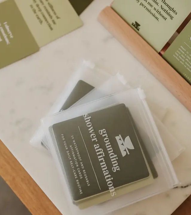 Grounding Shower Affirmation Cards