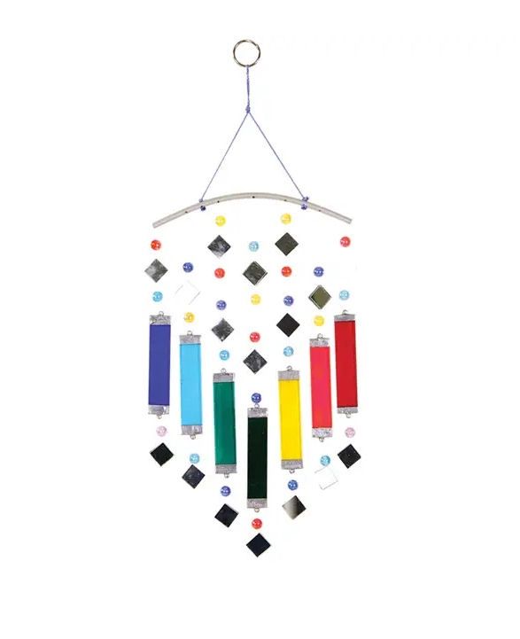 Rainbow Glass Mirror Mobile