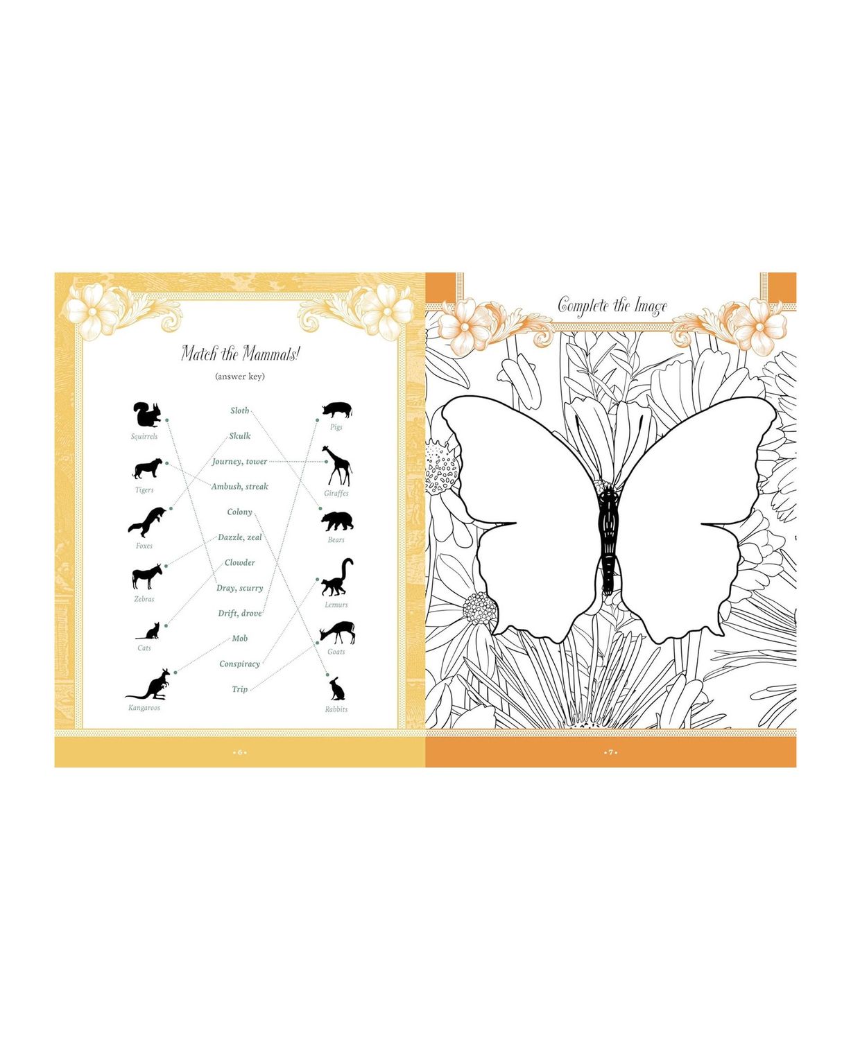Flora, Fauna, Botanicals, And Bees Sticker And Activity Book