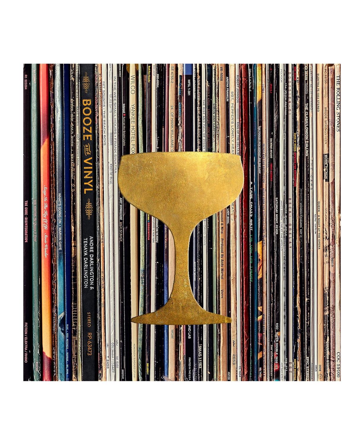 Booze And Vinyl A Spirited Guide To Great Music And Mixed Drinks Hardcover Book