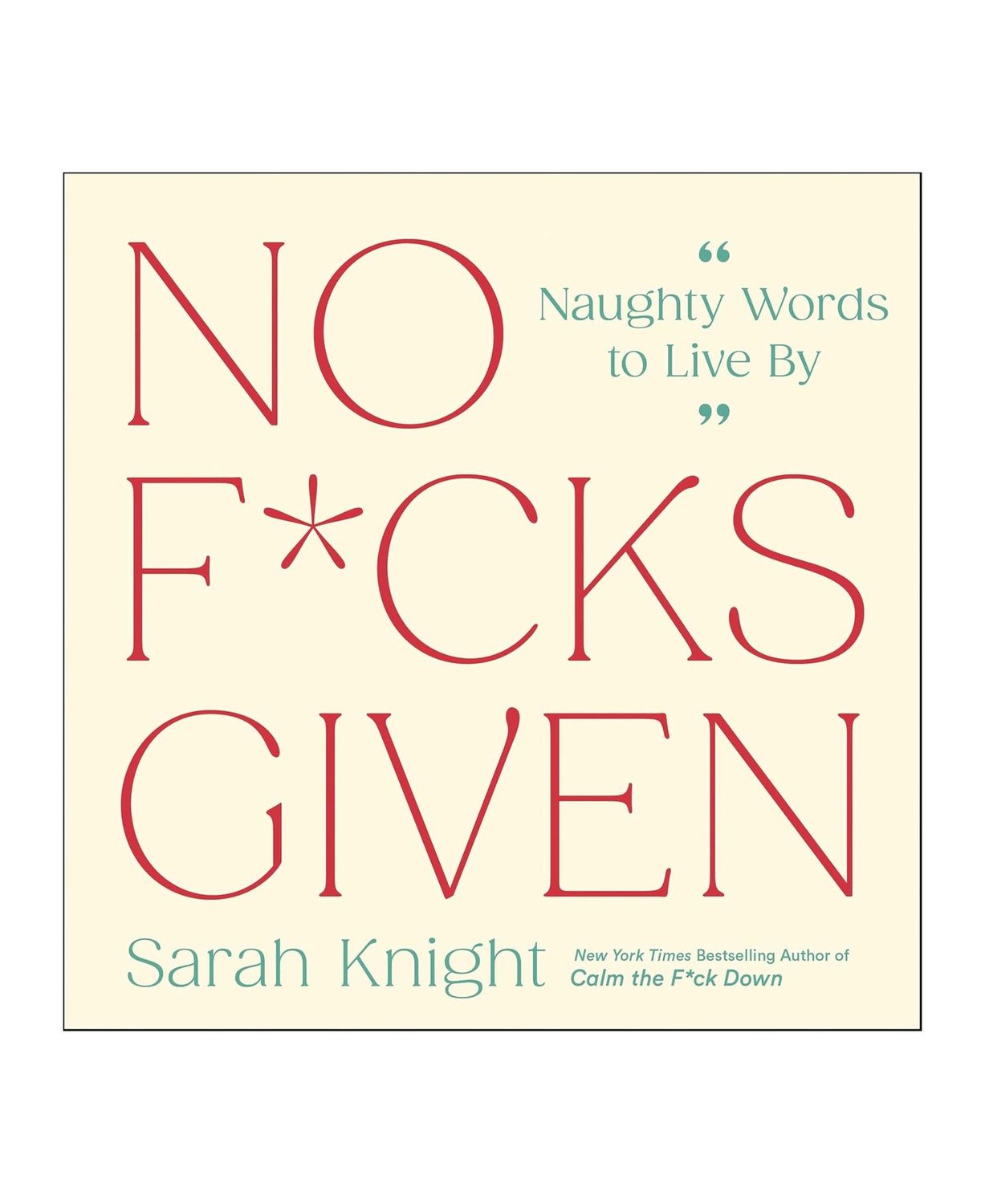 No Fucks Given Hardcover Book