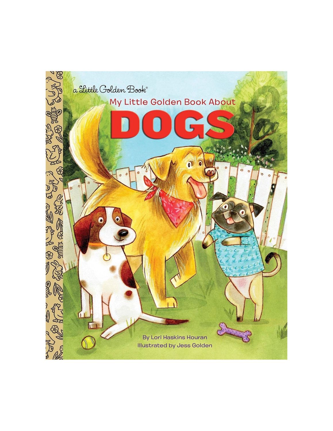 My Little Golden Book About Dogs Hardcover Book LGB