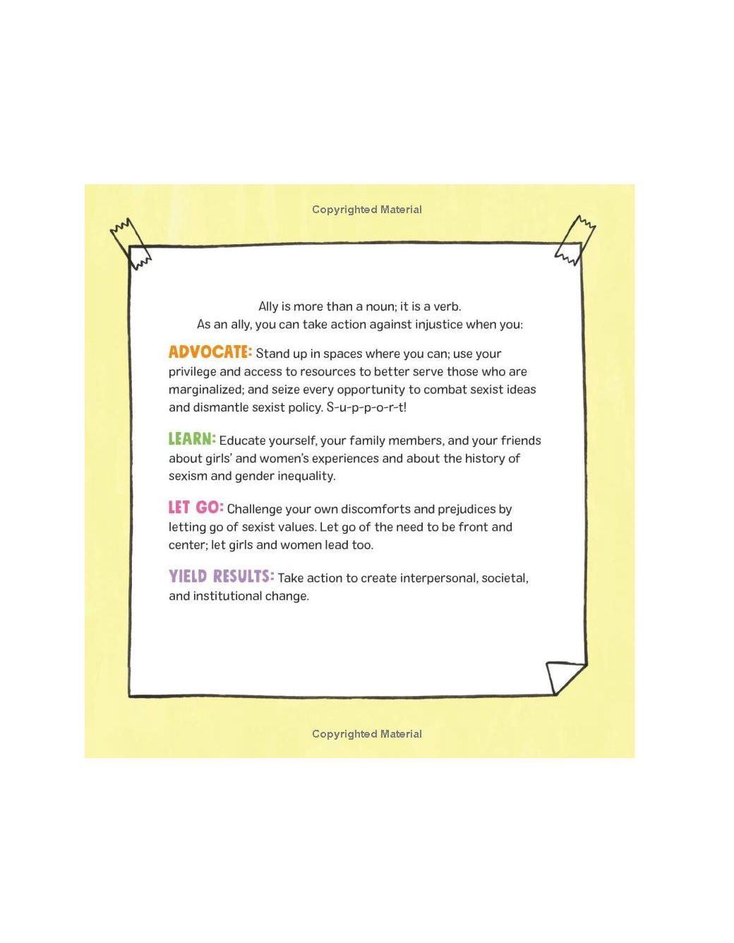 Ally Baby Can Be Feminist Hardcover Book