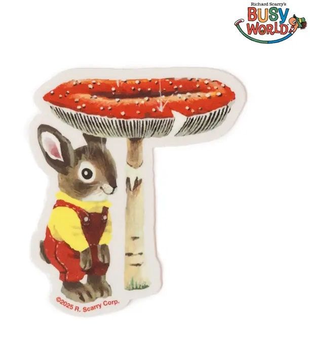 Richard Scarry&#39;s Nicholas I Am A Bunny Mushroom Magnet