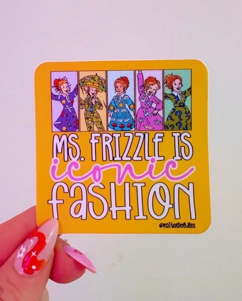 Ms. Frizzle Is Iconic Fashion Sticker