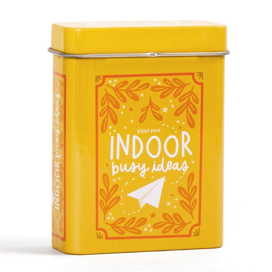 Indoor Busy Ideas Card Deck In Tin