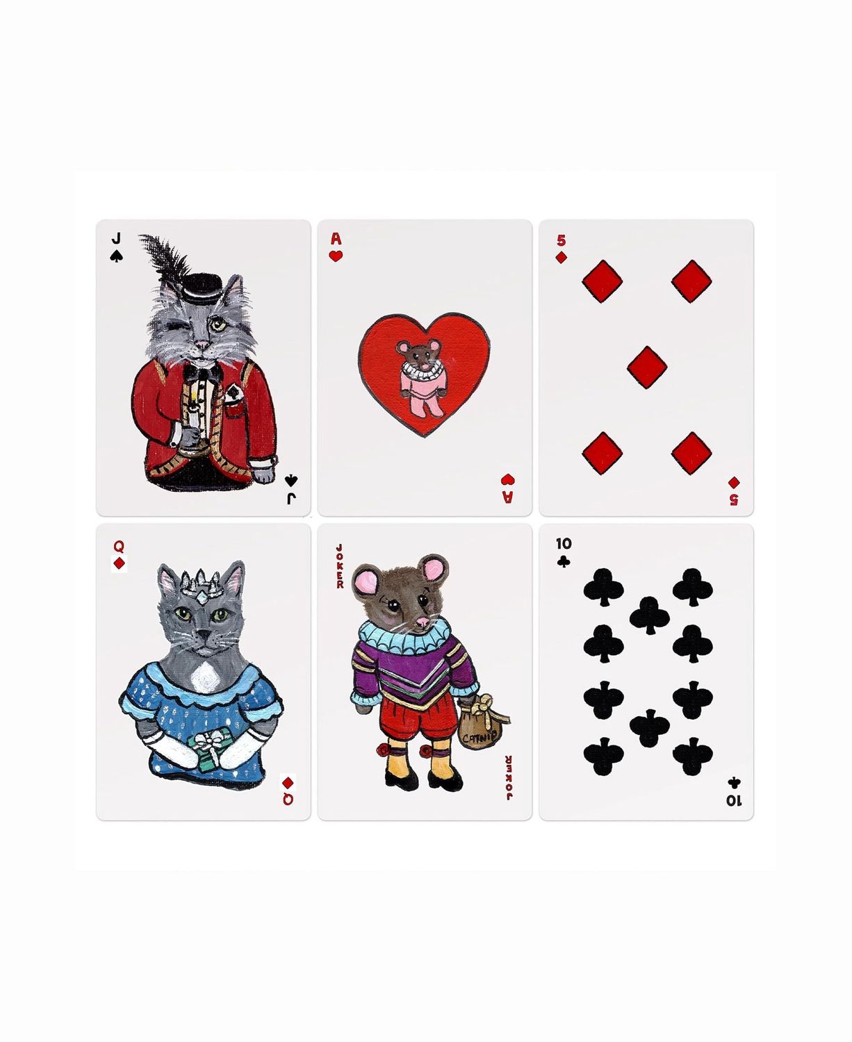Royal Cats Playing Cards