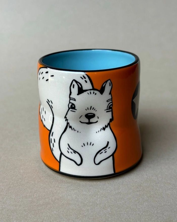 Lucky Squirrel Medium Cup