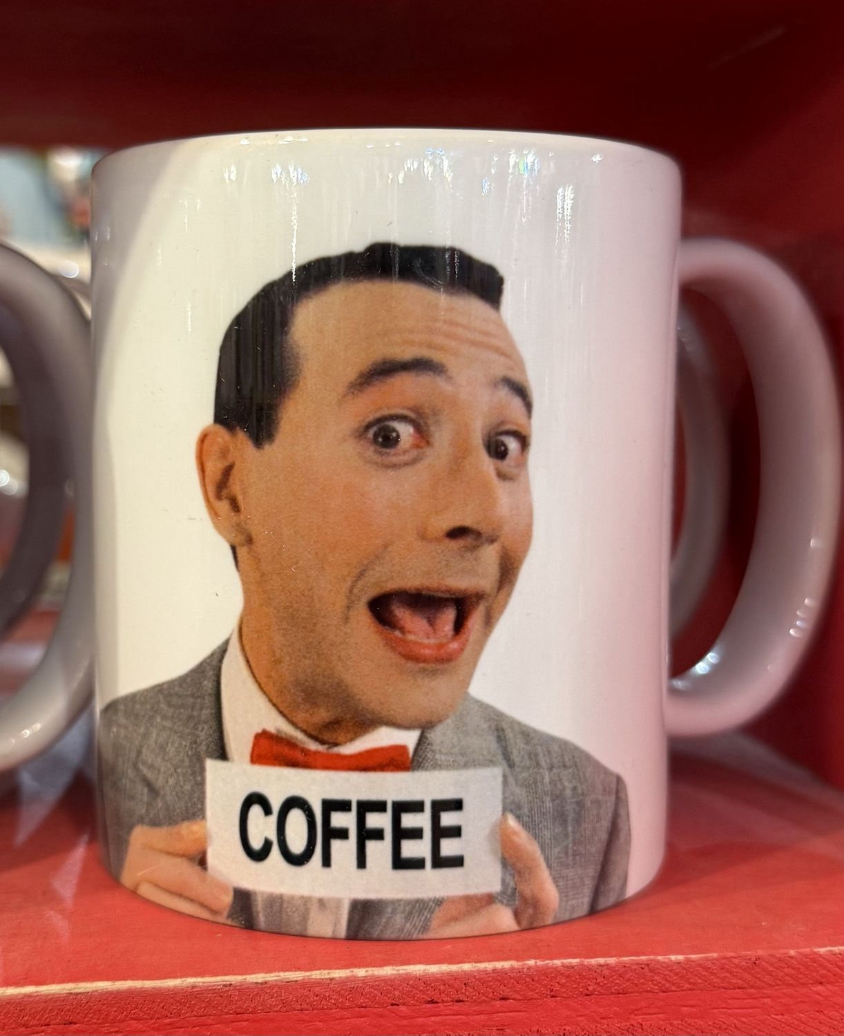 The Word of the Day Is Coffee Pee-wee Herman Mug
