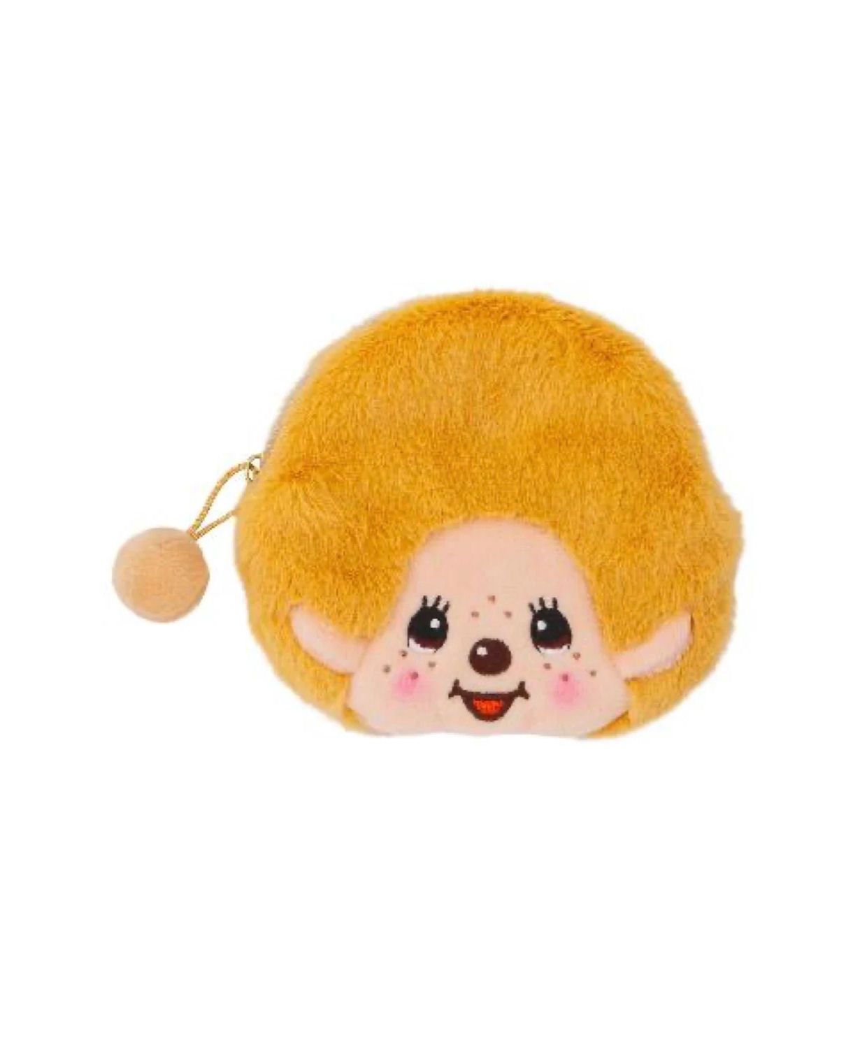 Monchhichi Beige Boy Plush Coin Purse