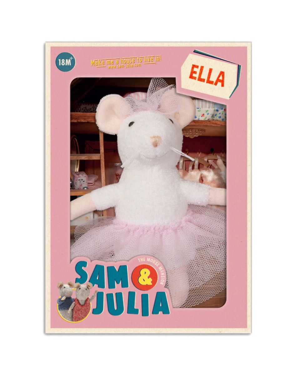 Sam And Julia Ella Stuffed Mouse