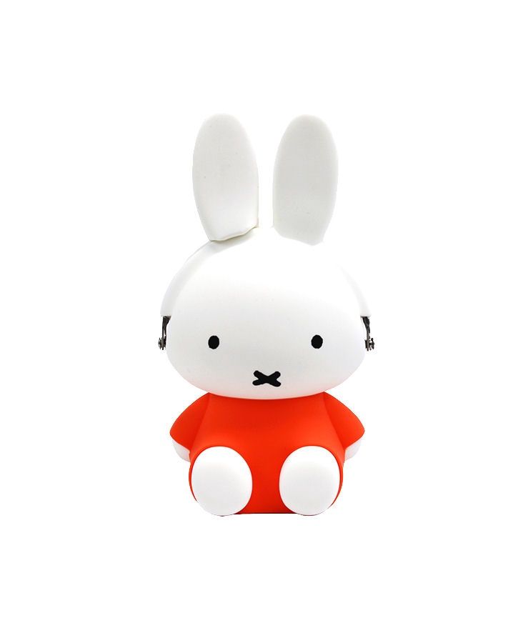 Red 3D Pochi Miffy Silicone Pouch