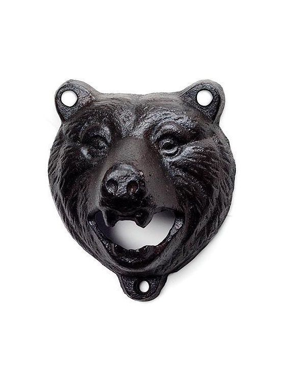 Bear Wall Bottle Opener