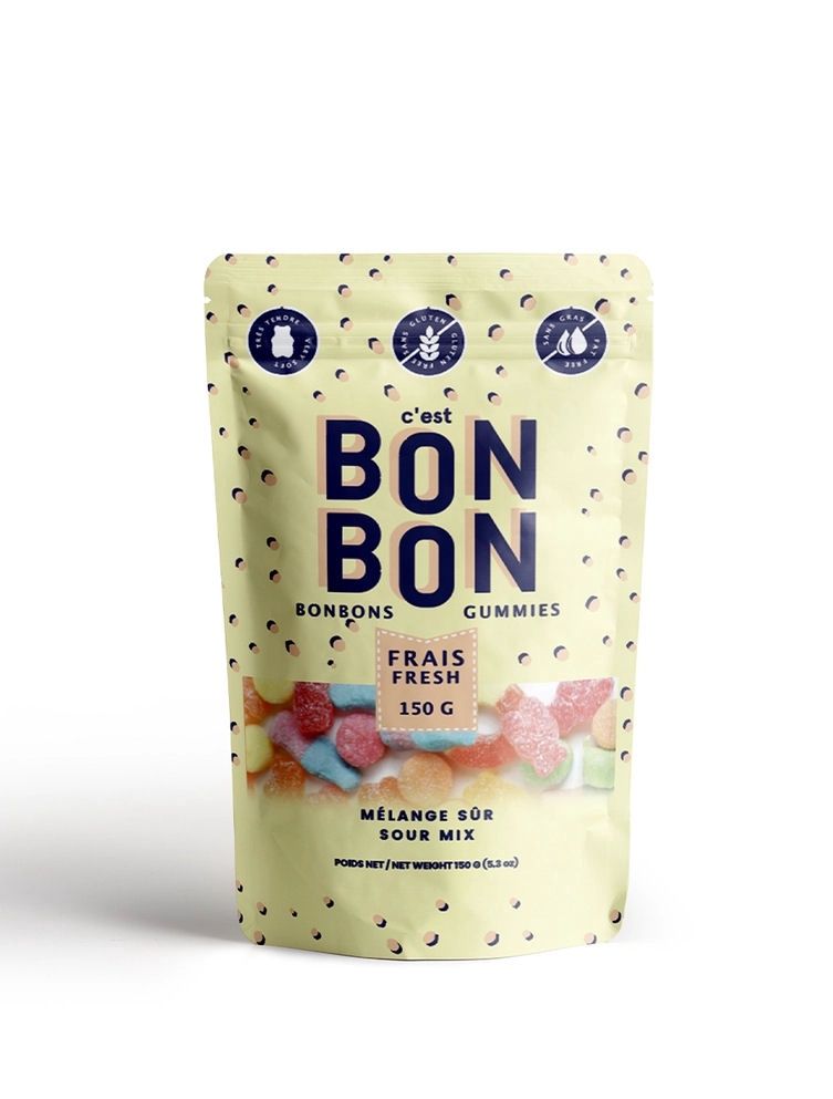 Bonbon Sour Mix Gummy Candy