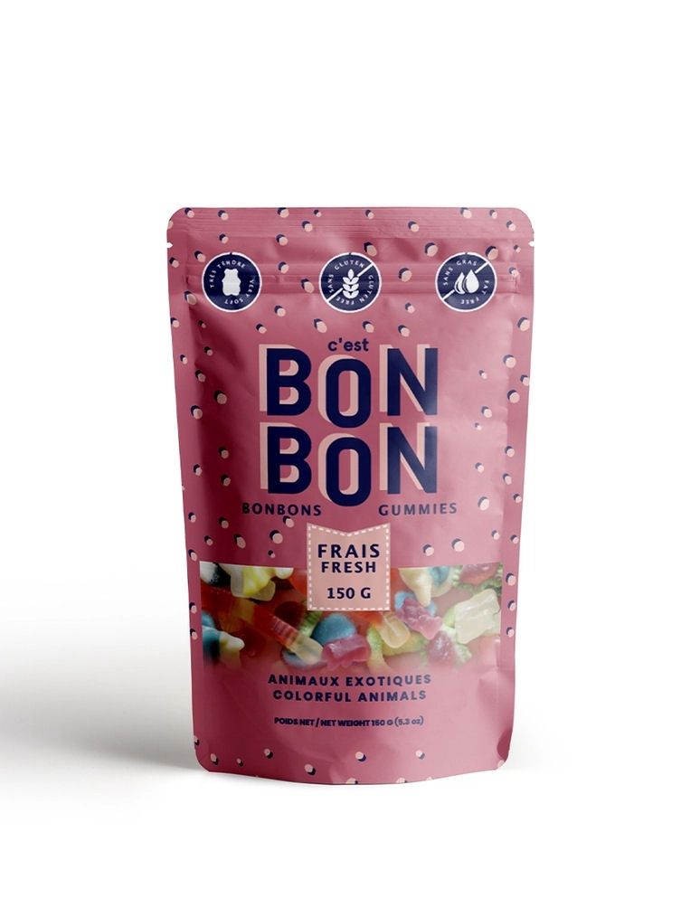 Bonbon Colorful Animals Gummy Candy