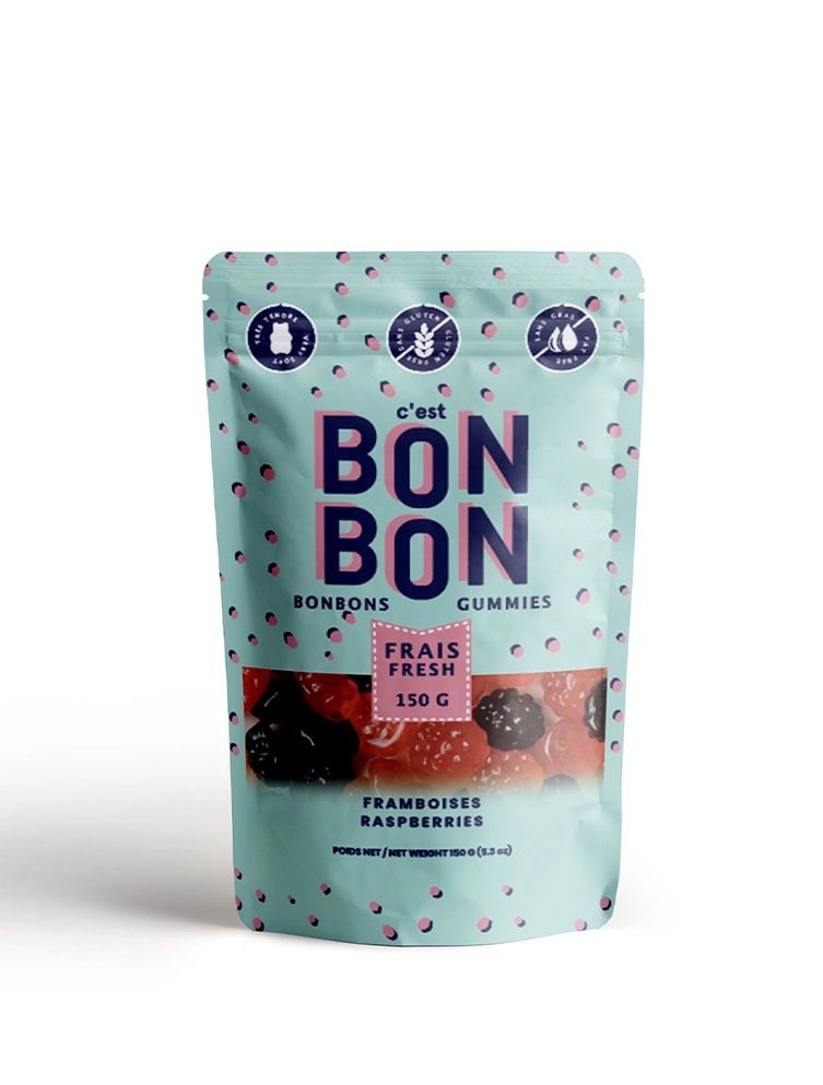 Bonbon Raspberry Gummy Candy