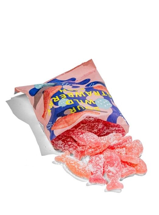 Sour Wild Strawberry Fish Candy