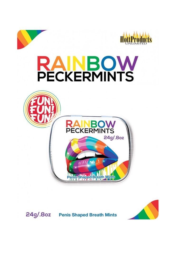 Rainbow Pecker Mints Candy