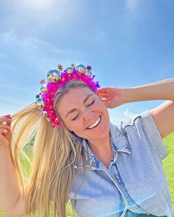 Disco Ball Novelty Headband