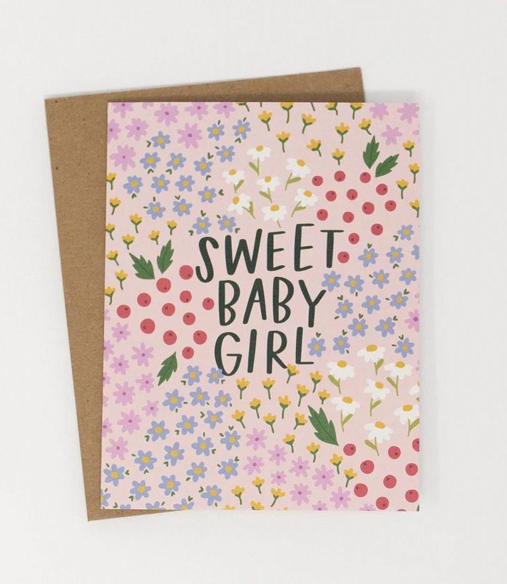 Sweet Baby Girl Card