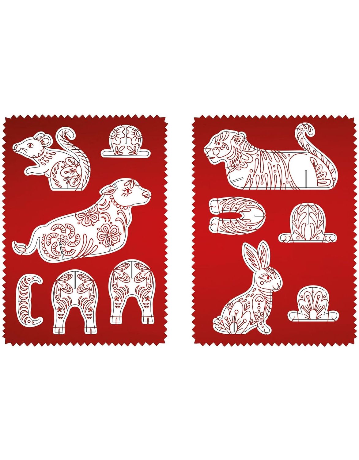 Press Out And Decorate Chinese Zodiac Board Book