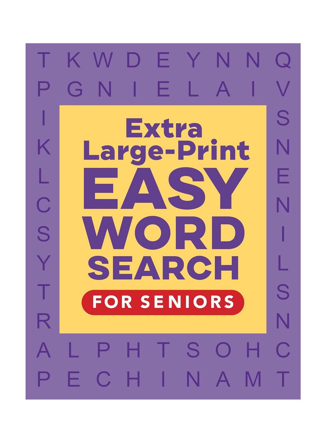 Extra Large-Print Easy Word Search For Seniors Paperback Book