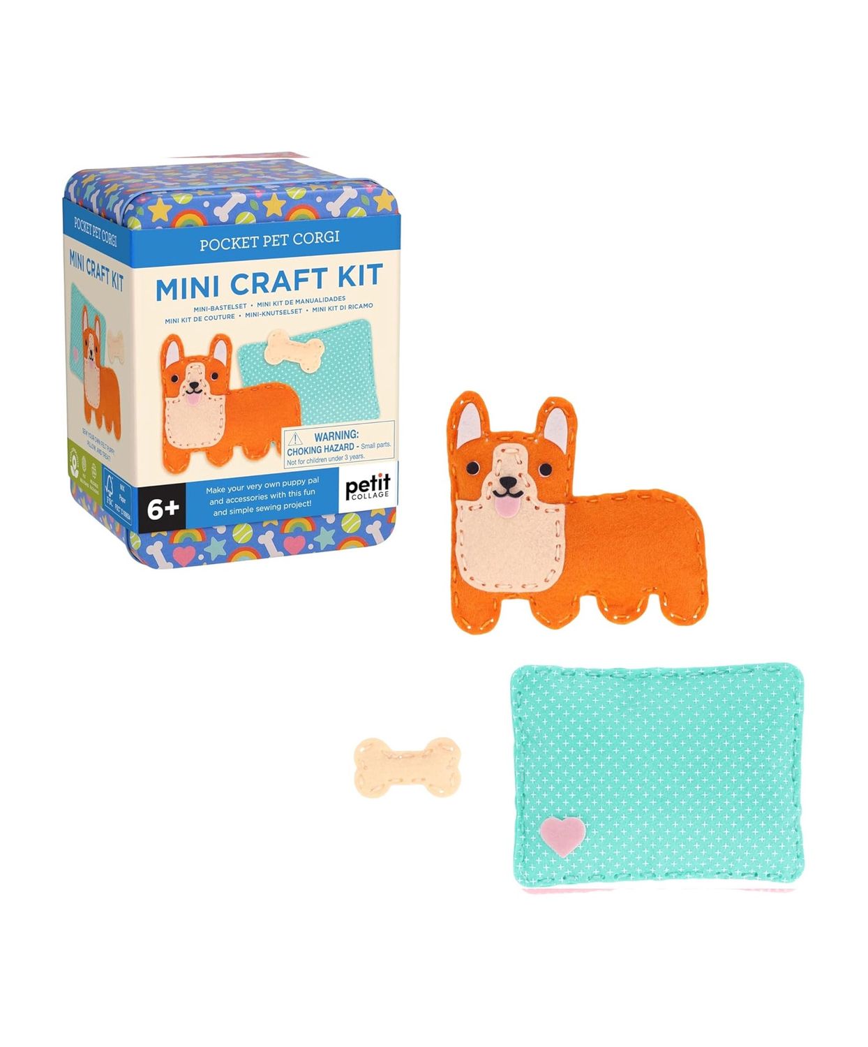 Mini Craft Kit: Pocket Pet Corgi Dog