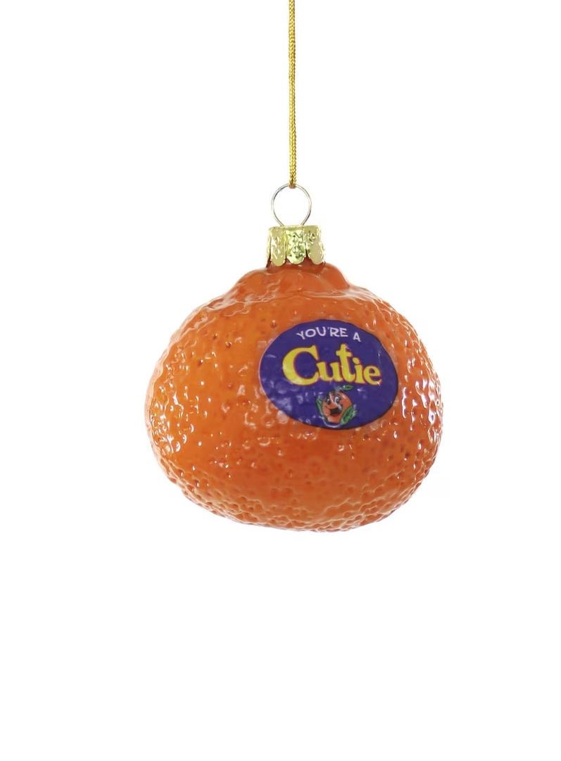 You&#39;re A Cutie Citrus Fruit Glass Ornament