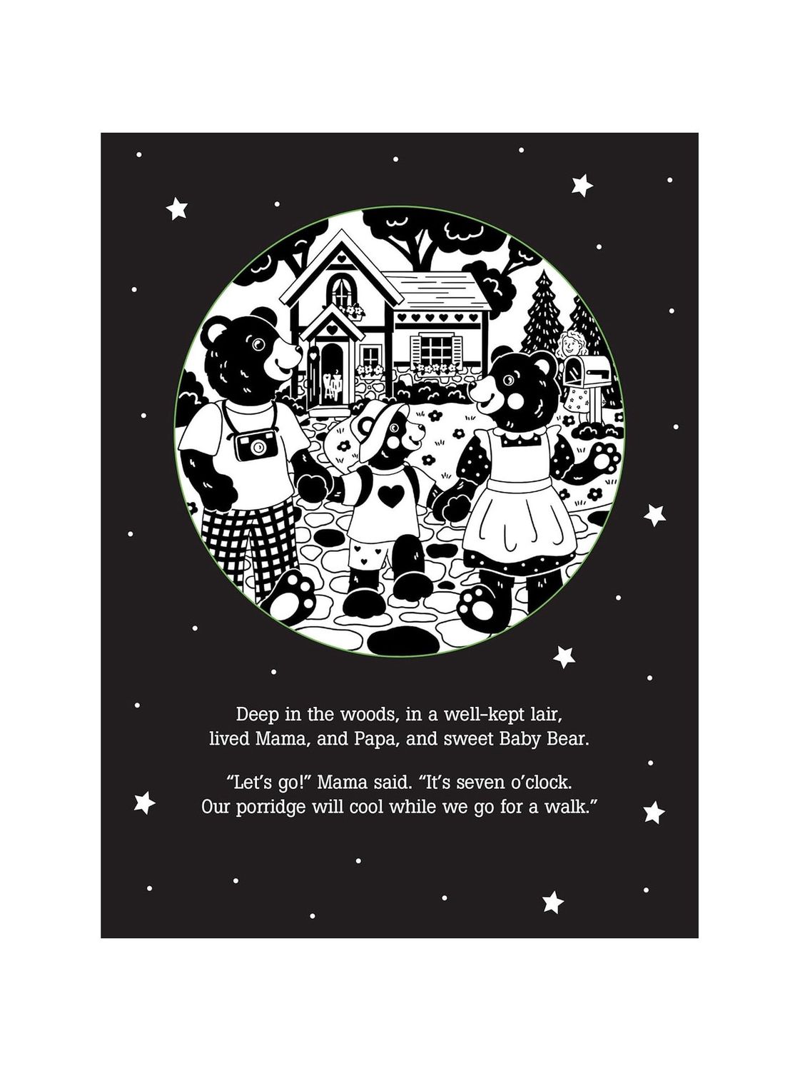 Goldilocks And The Three Bears Bedtime Shadow Hardcover Book