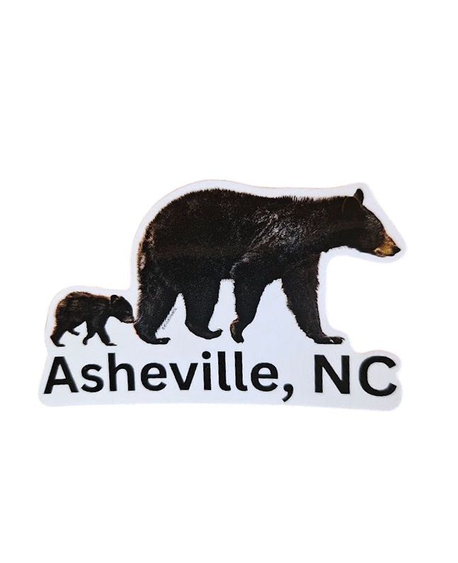 Tagalong Bear And Cub Asheville NC Magnet