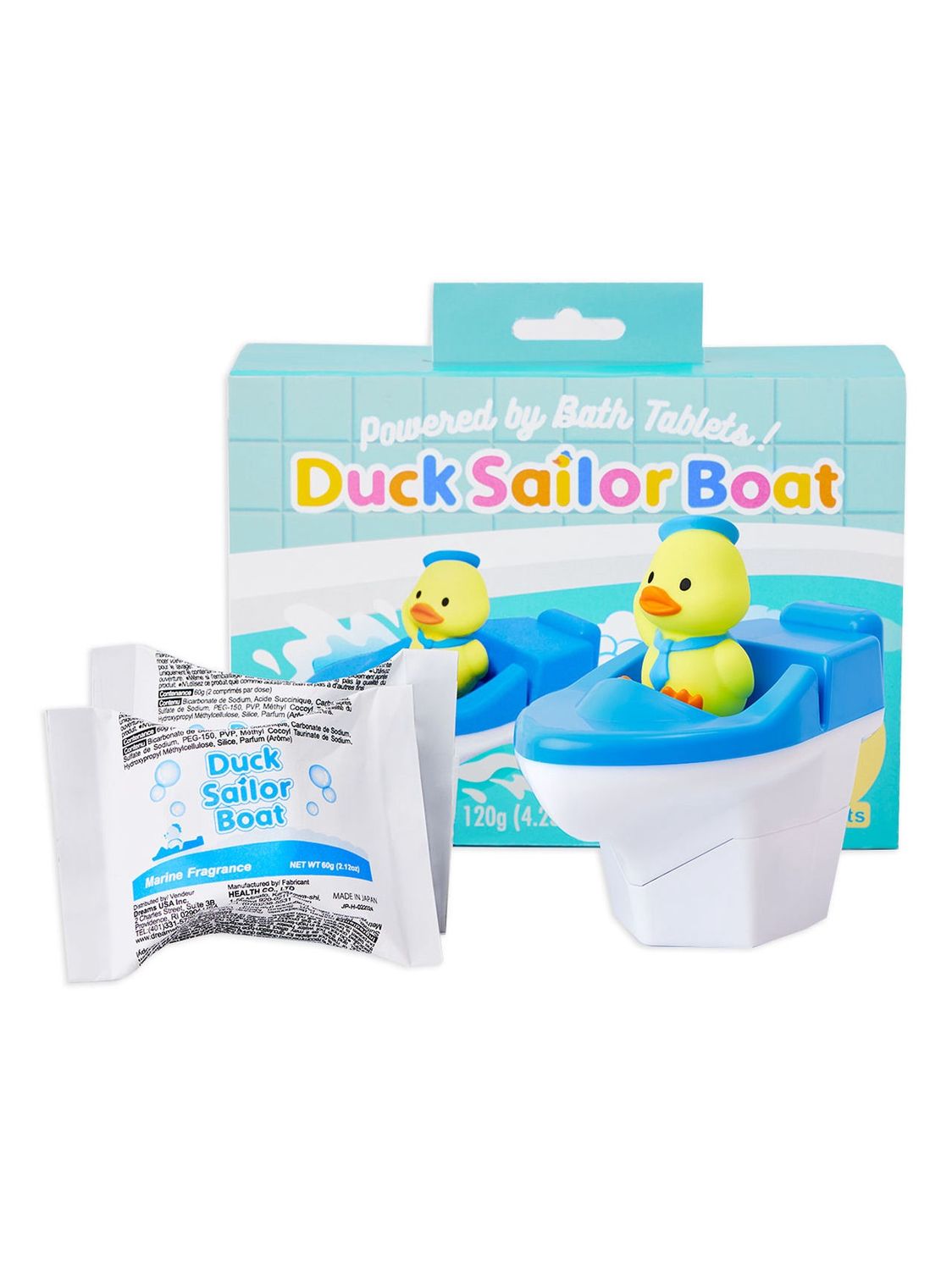 Duck Sailor Blue Boat