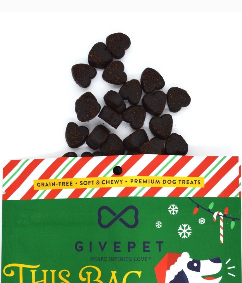 Peppermint Bark Christmas Dog Treats
