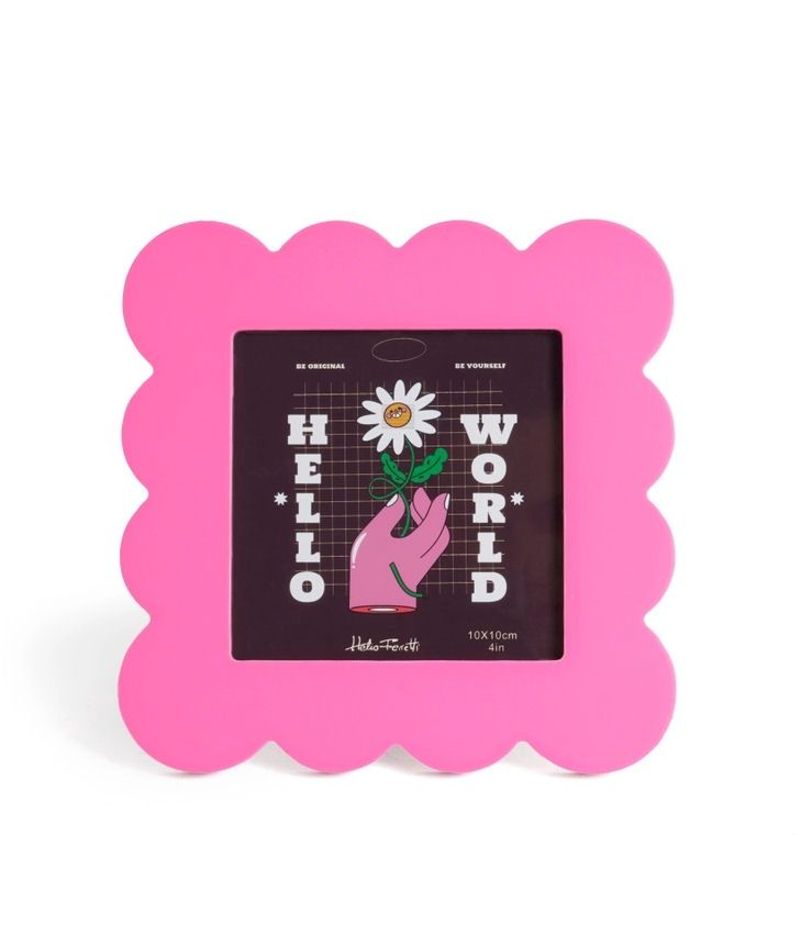 Pink Square Photo Picture Frame