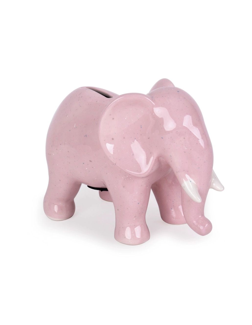 Pink Ceramic Elephant Money Bank