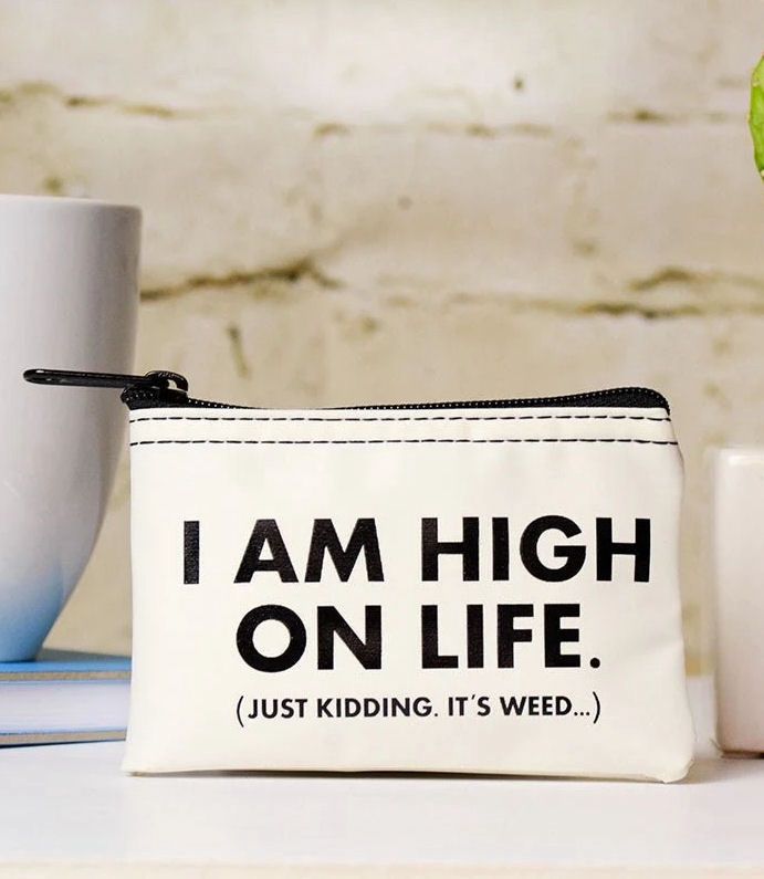 I Am High On Life Stash Zipper Pouch